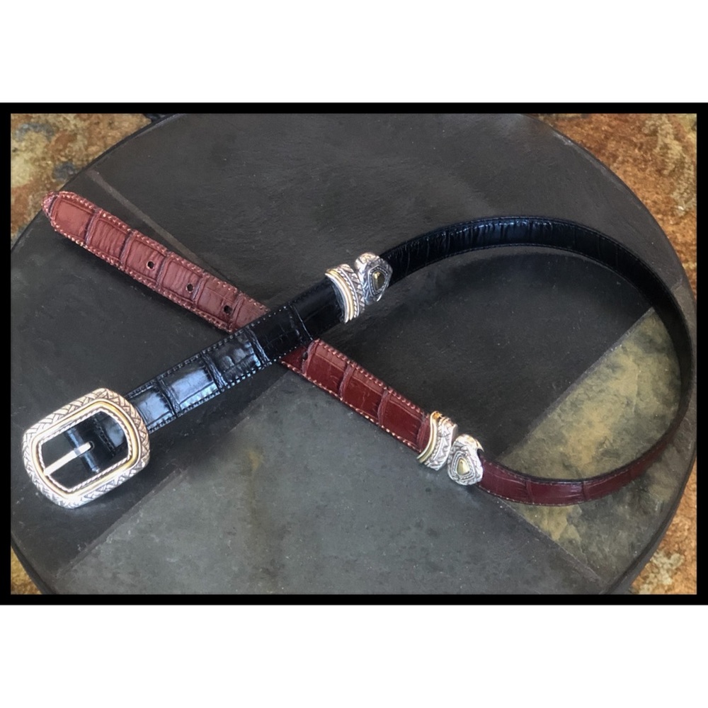 Brighton Leather Reversible Brown /Black Belt